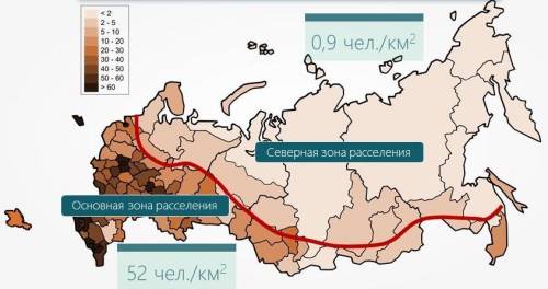 94% россиян проживают в южной части страны, которую называют основной зоной расселения. Она занимает