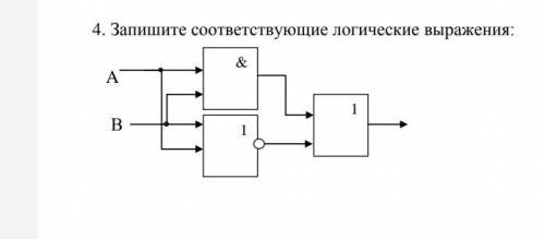 Запишите соответствующие логические выражения: