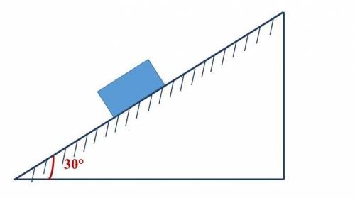 Брусок покоится на наклонной плоскости, образующей угол 30° с горизонтом. Сила трения покоя равна 2