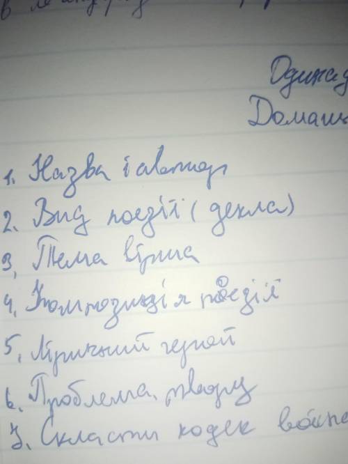 За алгоритмот заделать вирш Добре вмираты тому Непонятно по почерку вот Назва и автор Вид поедим