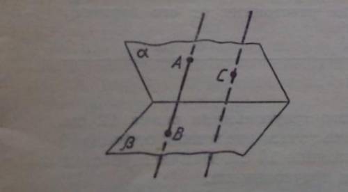 параллельные прямые ab и cd пересекаются две пересекающиеся прямые альфа и бета в четырех точках. по