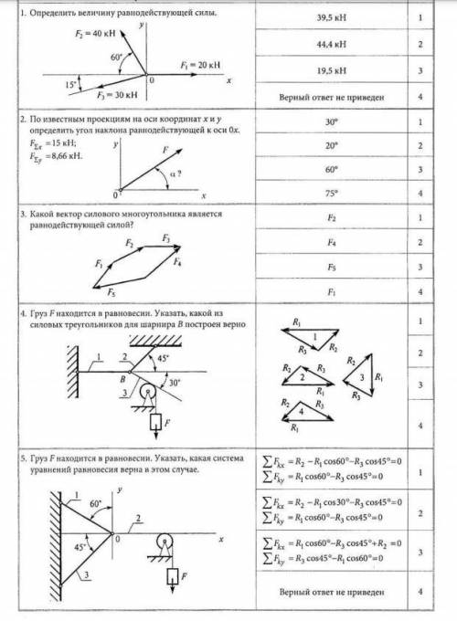 сделать тех. механику , тест