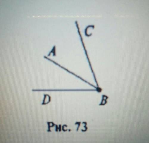 1. Запишіть усі кути, зображені на рис. 73. Визначте ВІДІкутів.Побутите.​