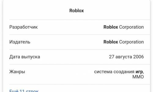 А когда роблокс создан скажите я проста 3 клашка ​