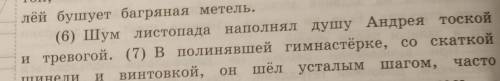 (По М. Бубеннову) Выпиши из предложения 6 все имена существительные втой форме, в которой они употре