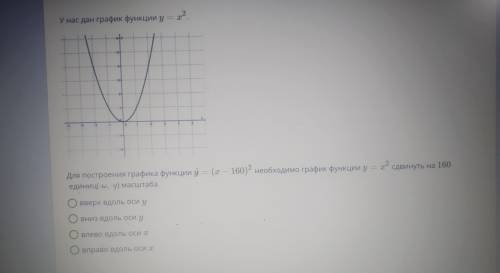 Тест по алгебре (функции и их графики), 8 класс, 4 вопроса. Тема - график функции y=f(X+l), если изв