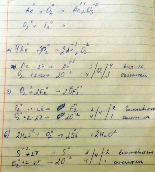 Ae+O2=Ae2O3 как это решается объясните