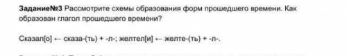 Рассмотрите схемы оброзования форм времени.Как образован глагол времени?​