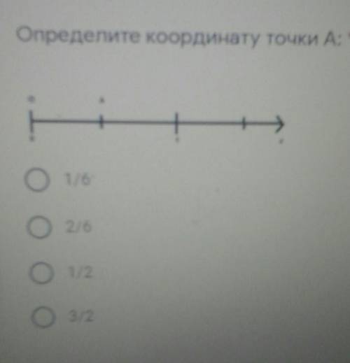 Определите координату точки А. подалуйста ​