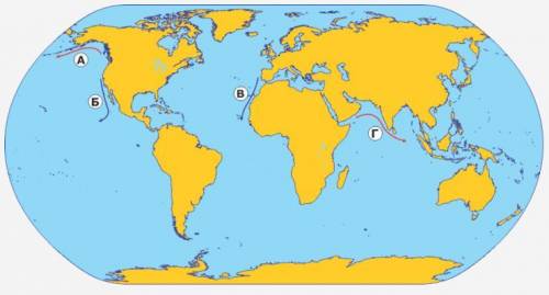 Опишите, какой климат характерен для региона расположенного возле буквы В? Объясните почему? *