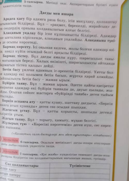 Мәтінді оқы.Ақпараттардың бүгінгі күнге қажетелігін талда​