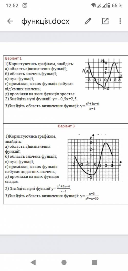 Алгебра мне нужно 3 вариант