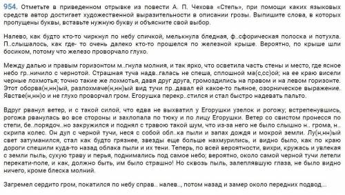 Отметьте в приведенном отрывке из повести А. П. Чехова «Степь», при каких языковых средств автор дос