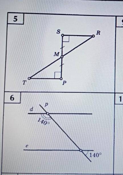 дайте подробный ответ на номер 5,6 (укажите пары параллельных прямых и докажите их параллельность)​