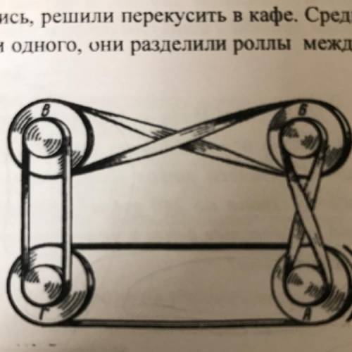 В каком направлении будет вращаться шкив Б В и Г если шкив вращается в направлении указанном стрелко