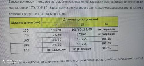 На сколько миллиметров уменьшится диаметр d колеса если,заменить шины установленные на заводе шинами