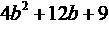 Приведите дробь 2/2b+3 к знаменателю 4b^2+12b+9