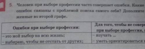 человек при выборе профессии часто совершает ошибки. какие из указанных ошибок с проблемой поиска са