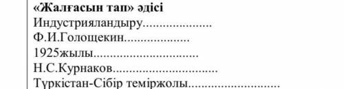 « Индустрияландыру Ф.И.Голощекин 1925жылы Н.С.Курнаков Түркістан-Сібір теміржолы