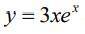 Y = 3xe^x 1. Найти область определения функции.2. Исследовать поведение функции на концах области оп