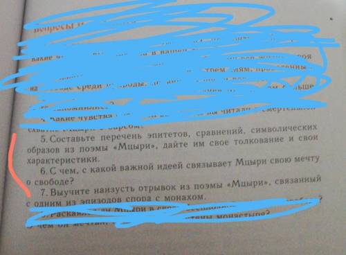 ответить на вопросы по литературе. На 5 6 и 7​