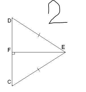 1)Известно, что ΔCED — равнобедренный и ∢CDE=10,5°. Угол CED равен 2)∢DEF=35,5°. Угол FCE равен 3)П