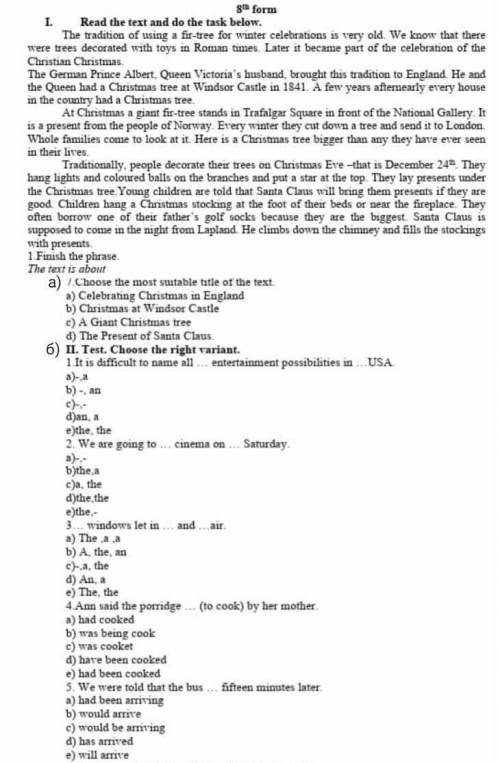 6. I was sure that they... that problem the next day. a) will discuss b)has discussedc)would discuss