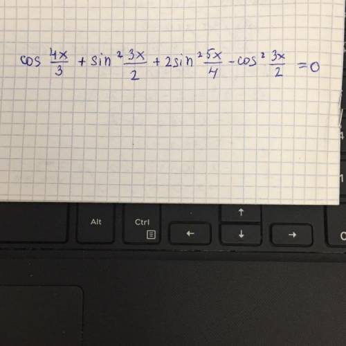 Cos4x/3+sin^2 3x/2+2sin^2 5x/4-cos^2 3x/2 = 0 ОЧЕНЬ фото прикреплено