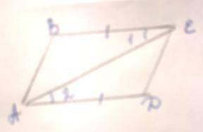 1.Докажите равенство треугольников АDС.и АВС, изображенных на рисунке, если АD = ВС и углы АDС и АСD