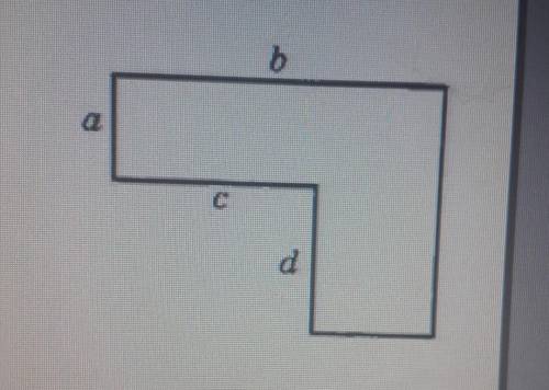 Какое из выражений может быть составлено для вычисления периметра фигуры изображенной на рисунке? ​