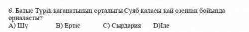 Батыс турик каганатынын орталыгы Суяб каласы кай озеннин бойында орналасты?​