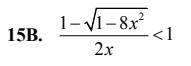 Решите иррациональные неравенства. 1) √2x^2+7x-4/x+4 < 1/2 2) 1 - √1-8x^2/2x < 1 Фото прикреп