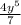 \frac{4y^{5}}{7}