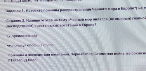 •Задание 1. Назовите причины распространения Черного мора в Европе?( не менее 3 причин) •Задание 2.