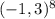 (-1,3)^{8}