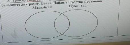 Обьясните причину Заполните диаграмм Венна. Найдите сходства в раичнигосударстваКараханцыКаракитаев.