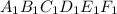 A_{1}B_{1} C_{1} D_{1} E_{1} F_{1}