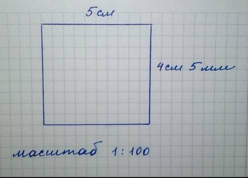 Довжына комнаты 5 м а шырина 4 м накрасить в зошыти план кимнаты в масштабы надо здать самостоятельн