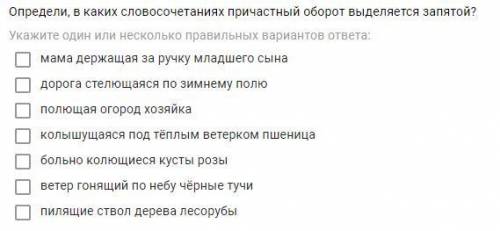 кто хорошо знает русский , по возможности прикрепите ссылку на вк по контрольной причастия