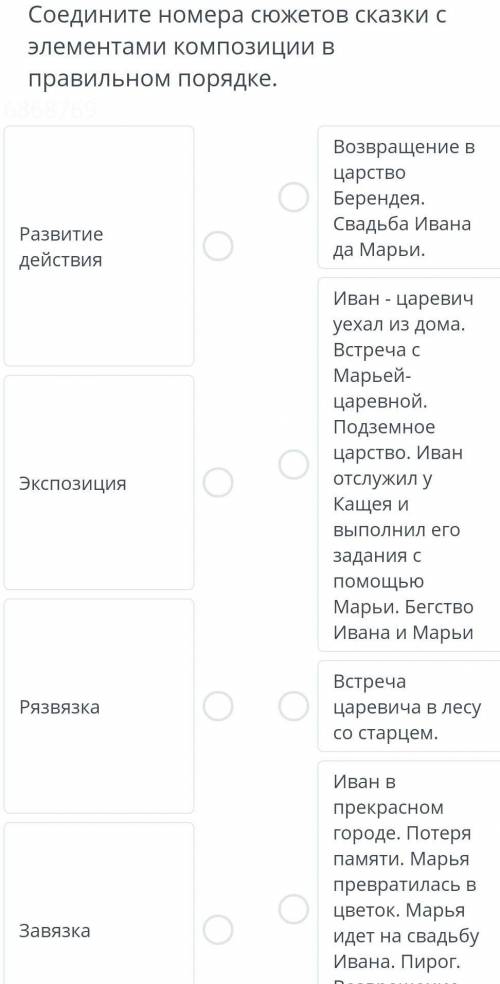 это сор​ там еще в конце кульминация и написано Жил царь берендей с женой отьезд.колодец.обещание ца