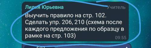 по русскому сделайте всё что там написано от училки сделайте упр 206,210