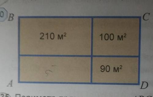 Найдите площадь прямоугольника ABCD​