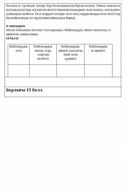 Сор по кзакский 2 четверть