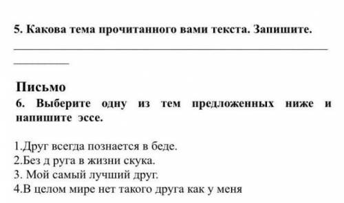 надо 5,6 задание тест по русскому языку ​