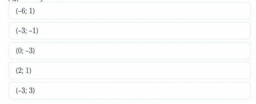 Покажите пару чисел, которая является решением уравнения 2x + 3y = -9. Правильных ответов:3.​