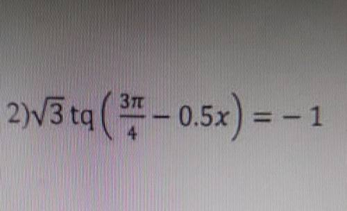 2)корень3 tg(3п/4-0.5)=-1 ​