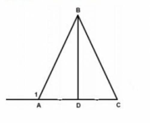 В равнобедренном треугольнике АВС с основанием АС проведена биссектриса BD. Найдите градусные меры у