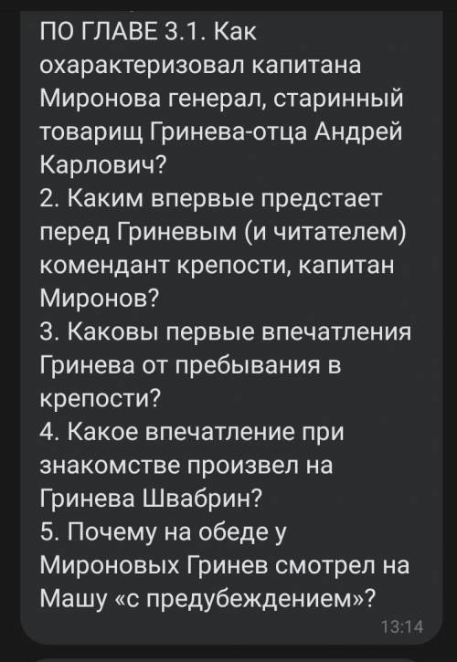 Не писать ерунду, буду блокатьответить на вопросы по Капитанской дочке​