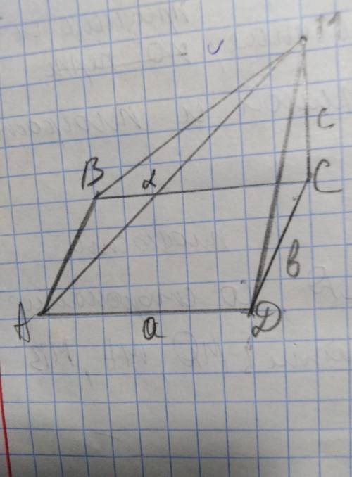 прямая АМ перпендикулярна к плоскости прямоугольника abcd со сторонами a и b CM=c Найти MD MA MB