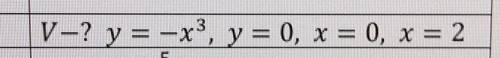 Найти объем тела вращения, полученного вращением вокруг оси 0x, фигуры, ограниченной линиями.​